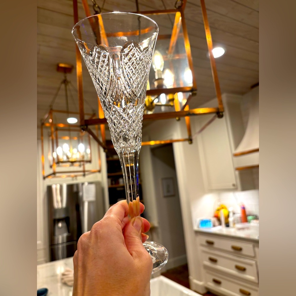 Waterford Lead Crystal Champagne Toasting Flutes